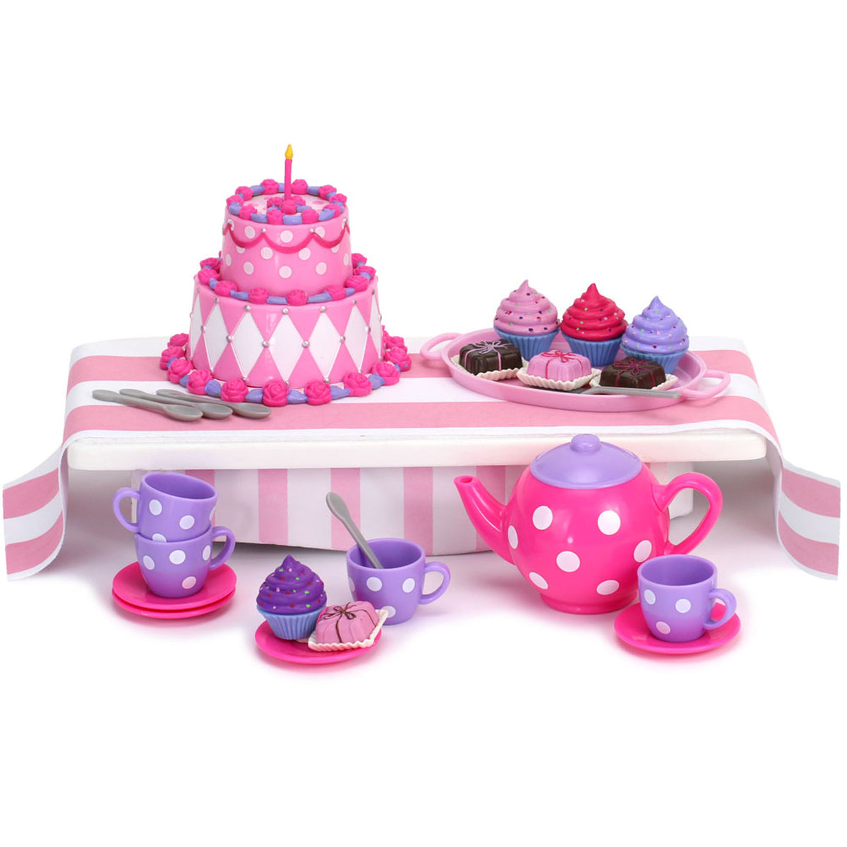 Sophia's by Teamson Kids 25 Piece Complete Cake Tea Party
