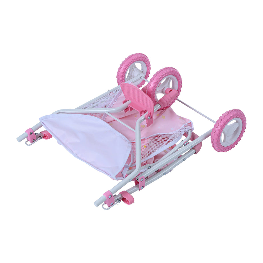 Baby annabell double pram best sale