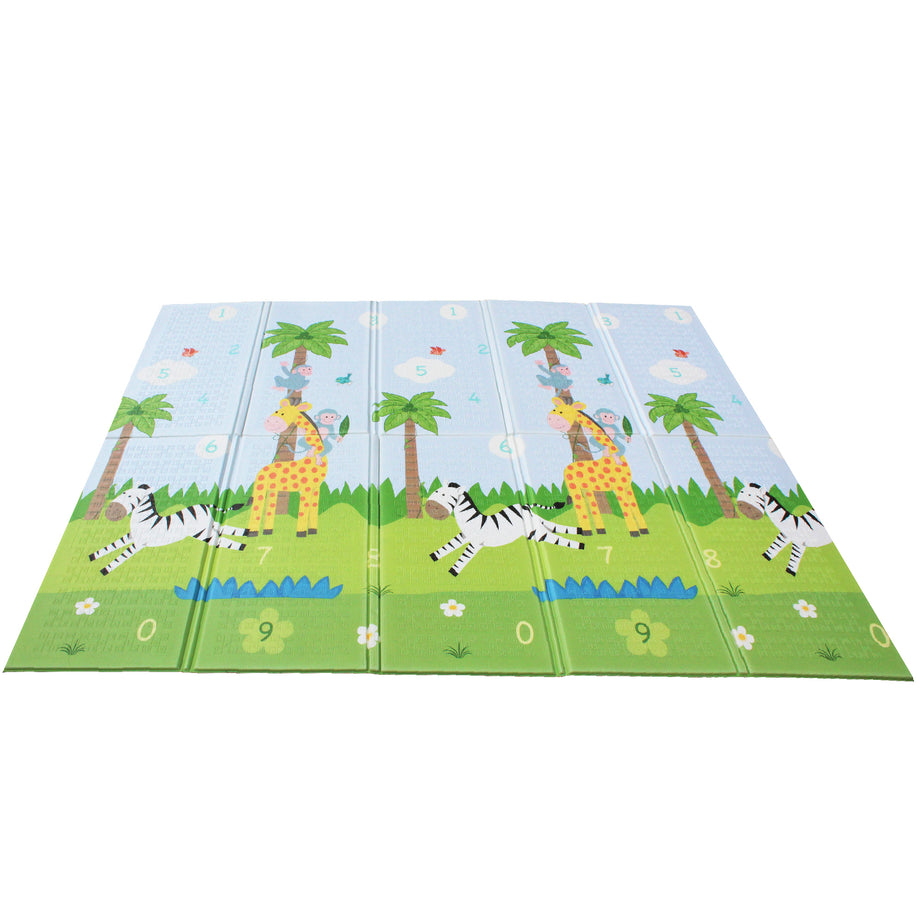Fantasy Fields Large Baby Crawling Mat, Kids Soft Foam Reversible